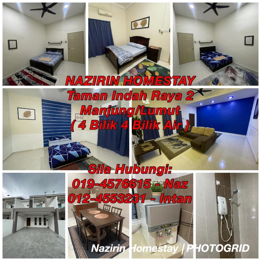 No 61 Nazirin Homestay Tmn Indah Raya 2 Manjung Lumut Exterior foto